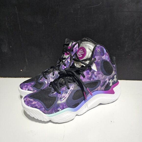 New Men\'s Under Armour Tuff Crowd x Curry Spawn Shoes FloTro 3026842-500 Sz 10.5 main image 5